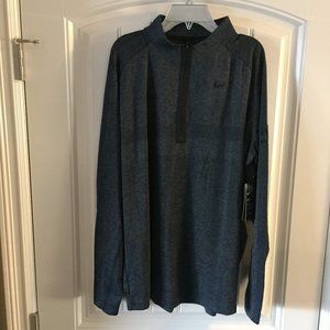 Nike Dri-Fit Zip Long Sleeve Golf Shirt